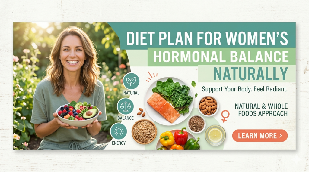 Diet Plan for Women’s Hormonal Balance Naturally